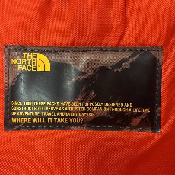The North Face Haystack maroon and Orange Backpack, EUC, laptop pocket - Picture 8 of 9